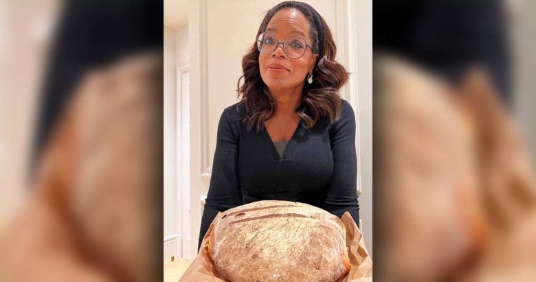 La famosa Oprah Winfrey mostra il pane ciociaro ai suoi oltre 22 milioni di followers su Instagram Oprah