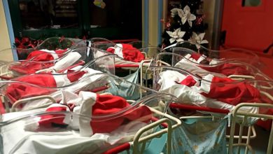 Cassino Cappellini e copertine natalizie per i neonati. Il dolce gesto di Ostetricia e Ginecologia di Cassino Ostetricia Cassino