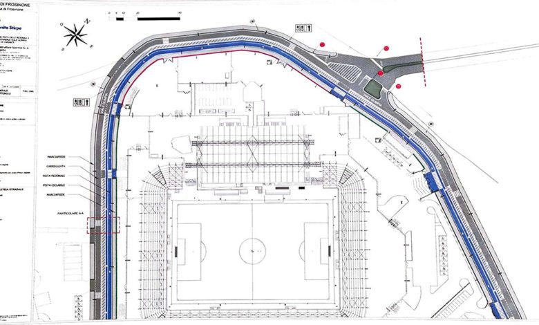 Frosinone FROSINONE – Ecco come sarà la pista ciclopedonale in zona stadio PISTA FR