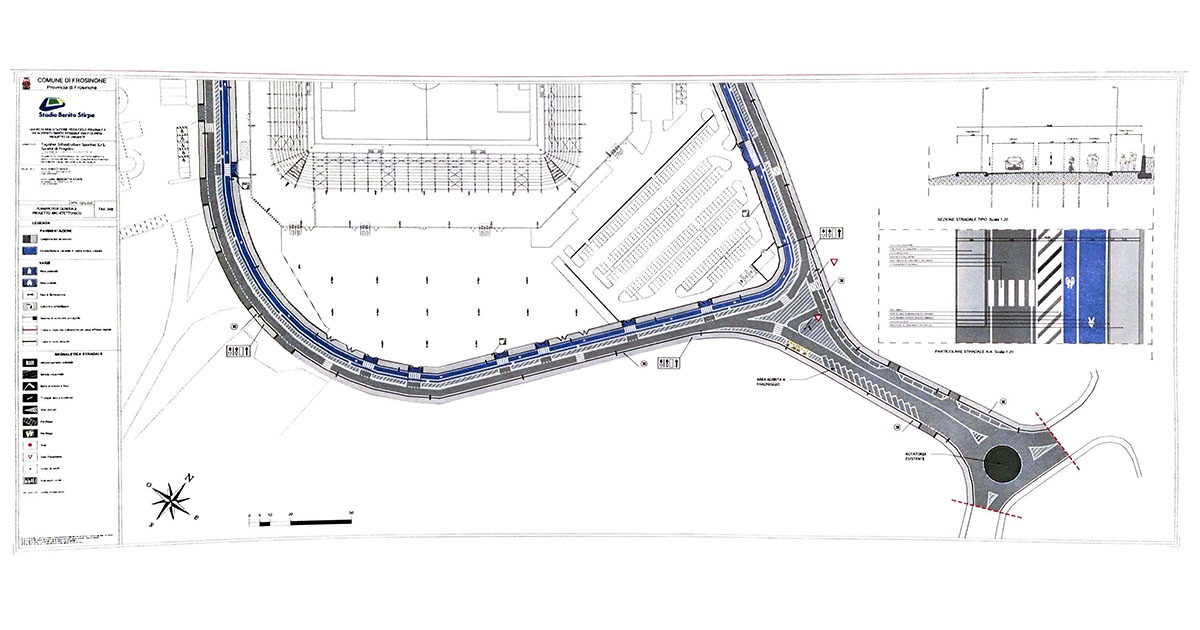 Frosinone FROSINONE – Ecco come sarà la pista ciclopedonale in zona stadio PISTA FR