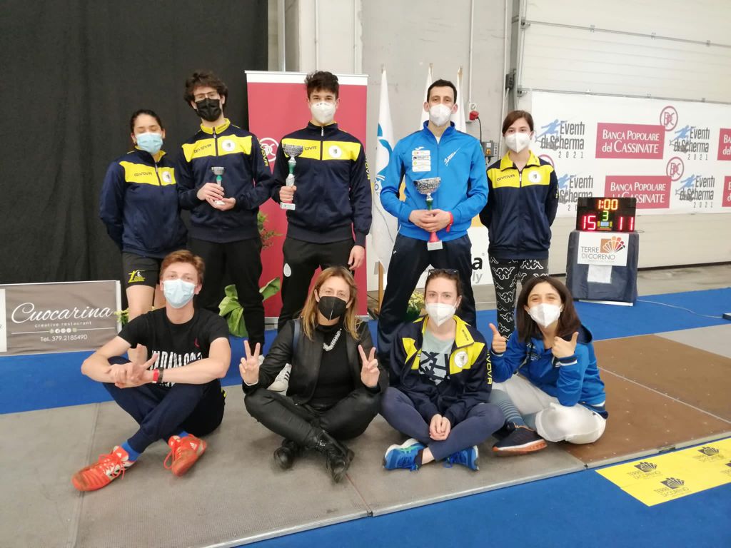 Cassino Scherma Frosinone sul podio Scherma Frosinone Gara Assoluti