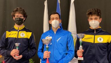 Cassino Scherma Frosinone sul podio Scherma Frosinone Samuele Celani Gianfilippo Di Nucci Daniele Catallo