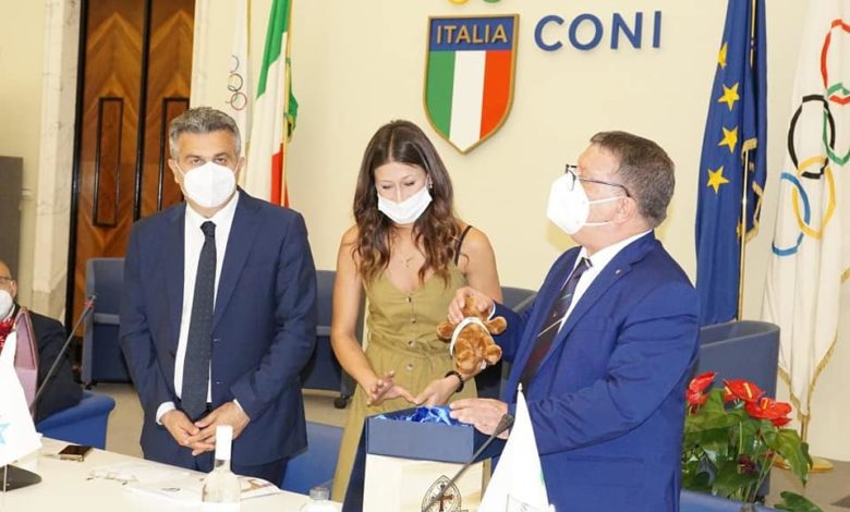 Cassino CASSINO 2022 – Salera emozionato nel Salone d’Onore del CONI a Roma n