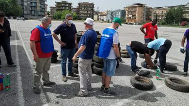 Cassino CASSINO – Raccolti tanti pneumatici fuori uso. Saranno riciclati Cassino salera pneumatici