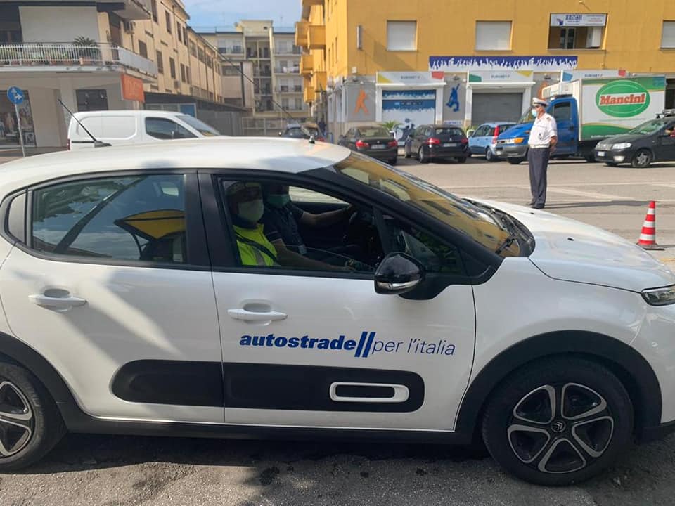 Cassino CASSINO – I mezzi di Autostrade per l’Italia a disposizione della Città Lavori Cassino