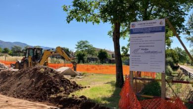 AQUINO – Iniziano i lavori di realizzazione di uno spazio pubblico in località Filetti Piazza Filetti