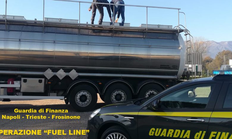 Frosinone Napoli-Trieste-Frosinone: maxi frode nel settore dei prodotti petroliferi. Sequestrati beni per 24 mln di euro Operazione Fuel Line