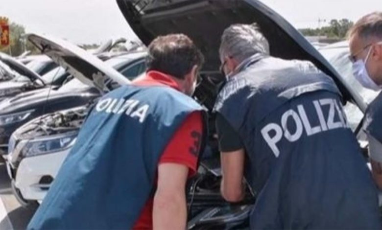 Cassino FROSINONE – “Operazione Gaggio”: traffico nazionale ed internazionale di autovetture Polizia