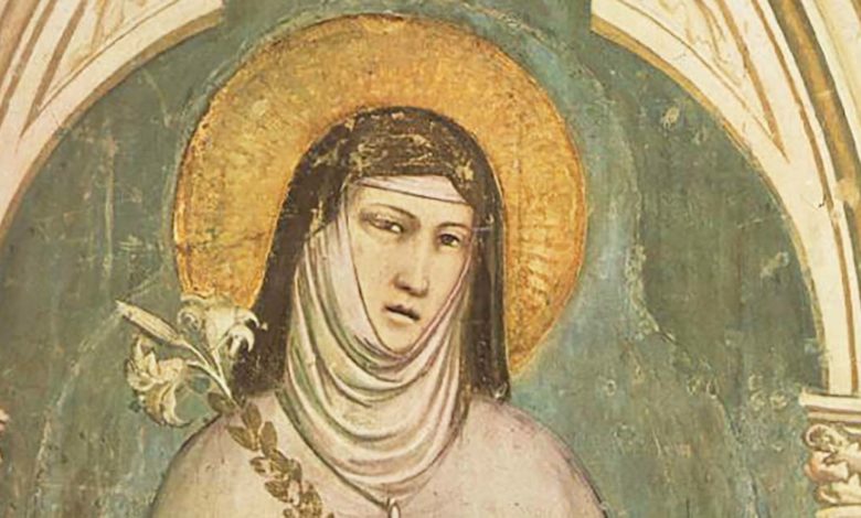 Anagni 11 Agosto 1253: muore Santa Chiara d’Assisi, canonizzata due anni dopo dal Papa ad Anagni Santa Chiara dAssisi Giotto