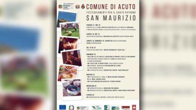 Anagni ACUTO – Festeggiamenti in onore di San Maurizio Martire: il programma completo comune di acuto locandina
