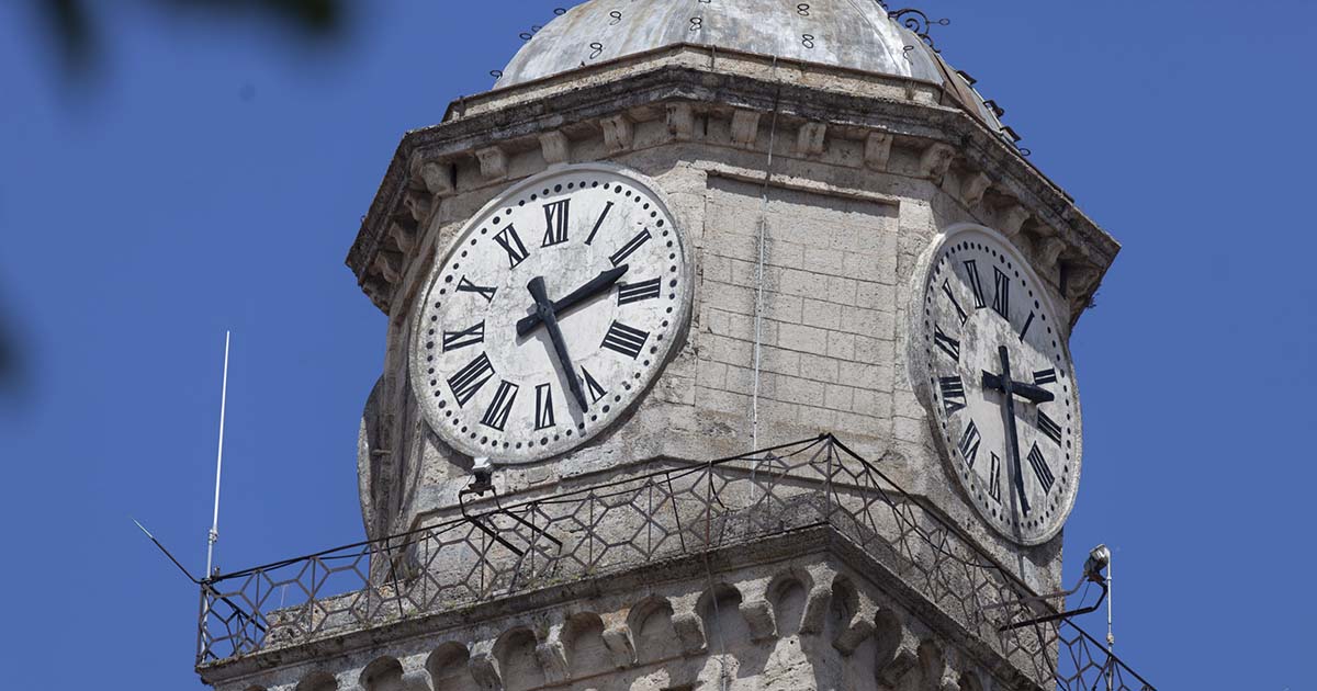 Frosinone FROSINONE – Campanile: manutenzione dell’orologio e dissuasori anti-volatili CAMPANILE FROSINONE