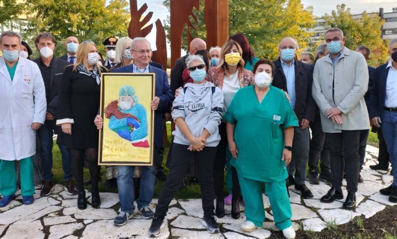 Frosinone FROSINONE – Gratitudine e bellezza per gli operatori sanitari Per dirvi grazie