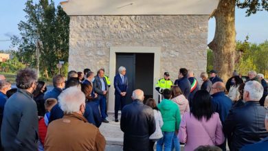 Frosinone PIGNATARO INTERAMNA: taglio del nastro con il Presidente Pompeo dopo i lavori di ristrutturazione del deposito sulla S.P.45 Pignataro Inaugurazione deposito