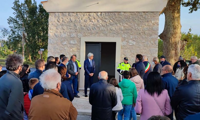 Frosinone PIGNATARO INTERAMNA: taglio del nastro con il Presidente Pompeo dopo i lavori di ristrutturazione del deposito sulla S.P.45 Pignataro Inaugurazione deposito