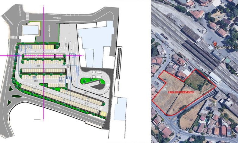 Frosinone FROSINONE – Riqualificazione Scalo: al via il cantiere del nuovo parcheggio STAZIONE FROSINONE