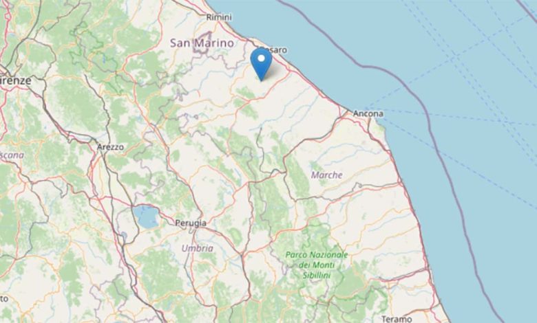 Cassino Scossa di terremoto 4.1 nelle Marche Terremoto