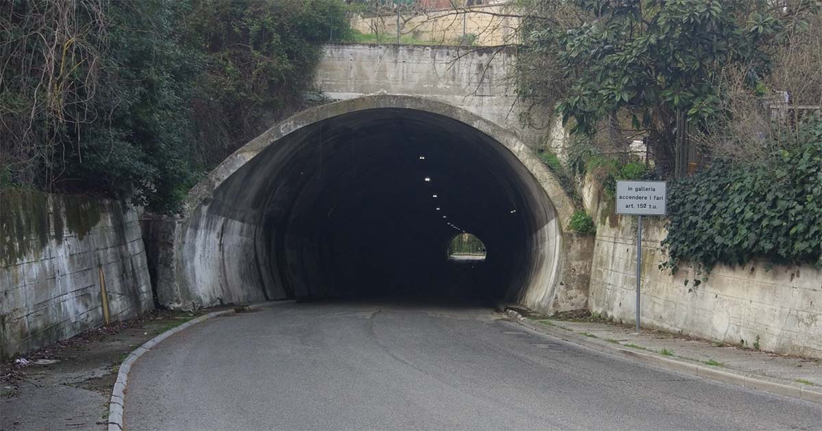 Frosinone FROSINONE – Tunnel viale Roma: parte il restyling Viale Roma