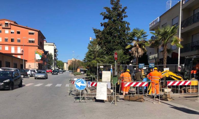 Frosinone Acea Ato5: inizio Lavori in via Tiburtina a Frosinone acea tiburtina frosinone