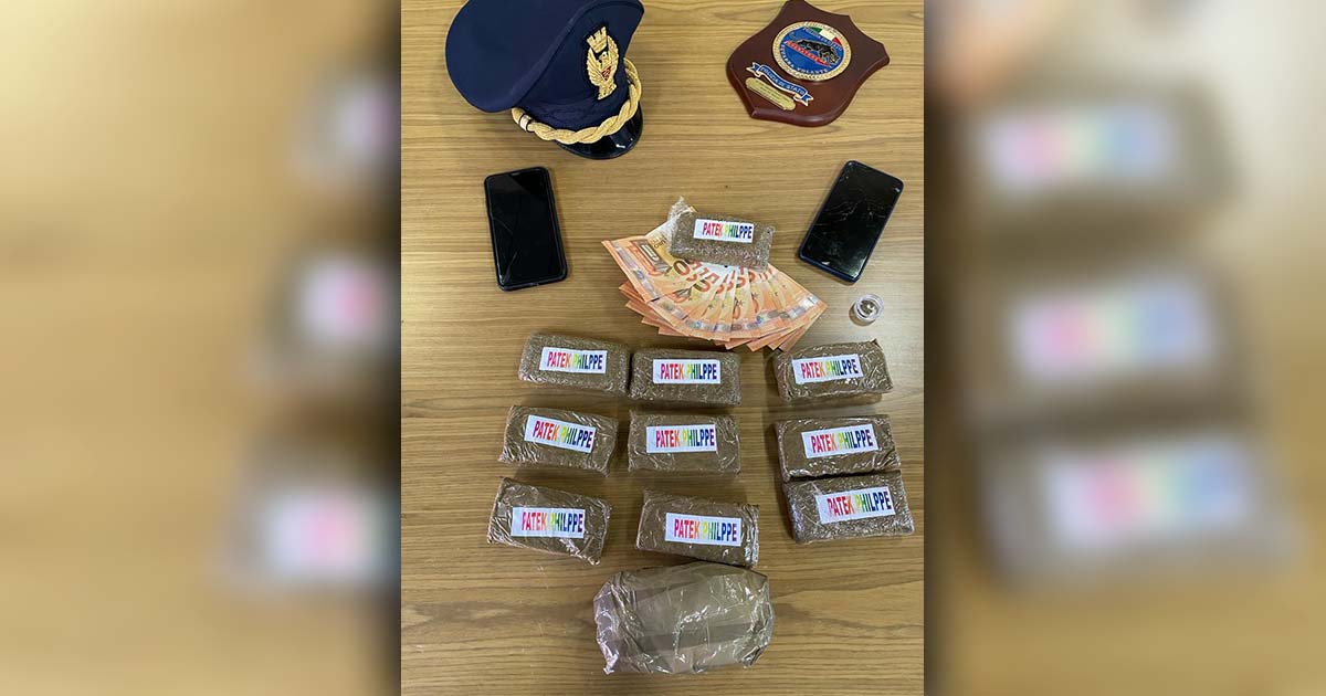 Frosinone Arrestati dalla Squadra Volante due fratelli trovati con 1 kg di hashish hashish