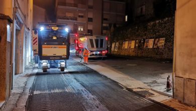 Anagni ANAGNI – Completato il nuovo manto stradale in Via Piscina e Via della Sanità Anagni asfalto