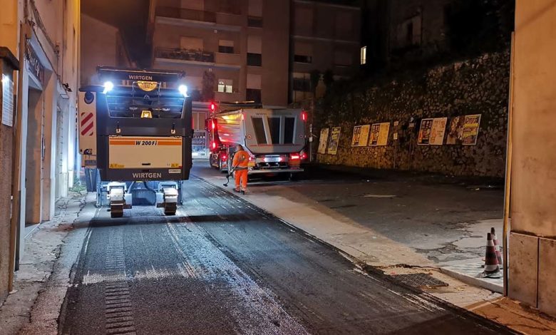 Anagni ANAGNI – Completato il nuovo manto stradale in Via Piscina e Via della Sanità Anagni asfalto