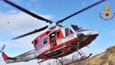 Frosinone Perdono l’orientamento nei boschi di Prato di Campoli. Portati in salvo dai Vigili del Fuoco Elicottero VVFF