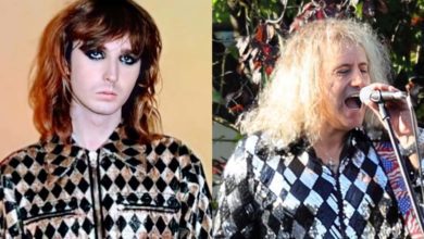 Thomas dei Maneskin vestito come Nick dei Cugini di Campagna: «Ve li avremmo dati noi i costumi» maneskin cugini campagna