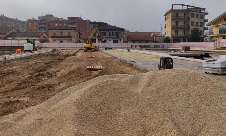 Frosinone Frosinone, lavori incessanti al nuovo parcheggio allo Scalo Nuovo parcheggio Frosinone Scalo
