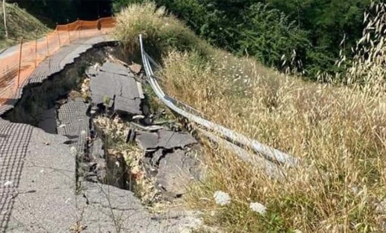 A gennaio i lavori alla frana sulla provinciale tra Torrice e Arnara Torrice Arnara