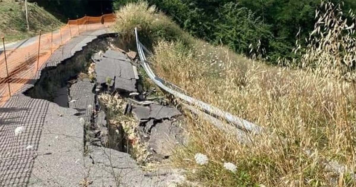 A gennaio i lavori alla frana sulla provinciale tra Torrice e Arnara Torrice Arnara