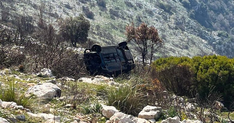 Auto in un dirupo, morto un uomo Incidente Roccasecca dei Volsci