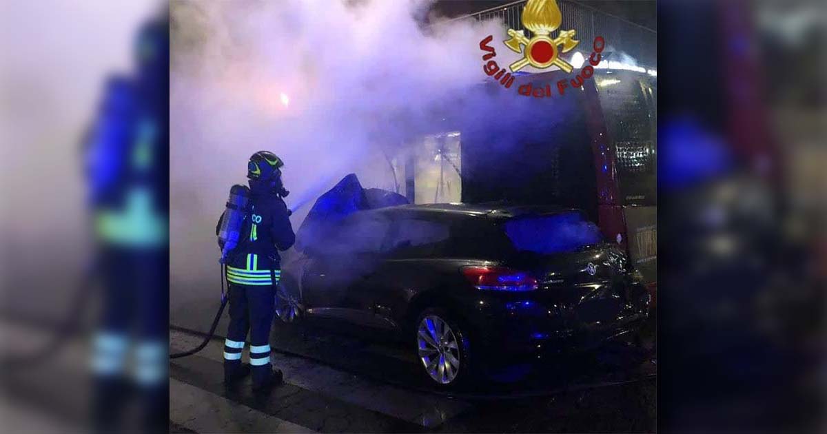 Incidente con incendio nella notte: un morto Centocelle