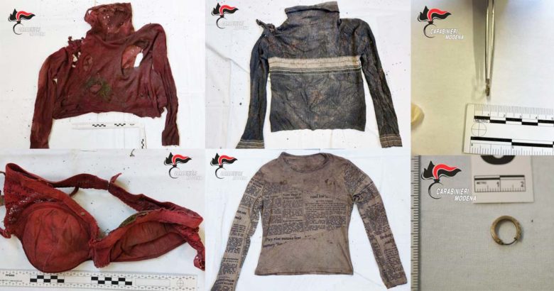 Drammatico ritrovamento di resti umani nel bosco: i Carabinieri diffondono le immagini degli effetti personali vittima Resti