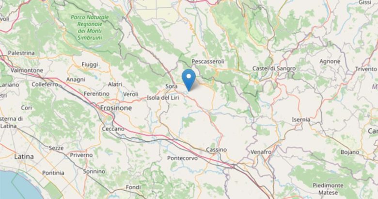 Lieve scossa di terremoto in Ciociaria