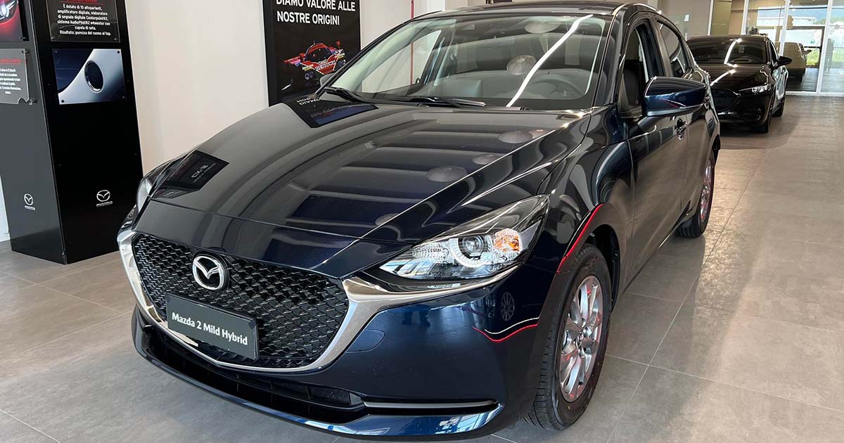 Frosinone Fino al 31 Agosto 2022: Mazda2 2022 Mild Hybrid tua da 130 € al mese Mazda