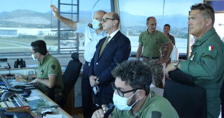 Frosinone Il Sindaco Mastrangeli in visita al 72° Stormo di Frosinone