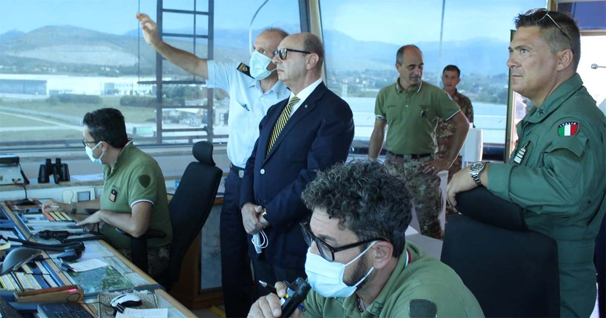 Frosinone Il Sindaco Mastrangeli in visita al 72° Stormo di Frosinone