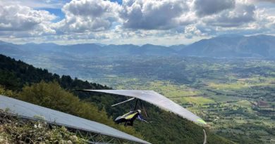 Deltaplano volo libero: Christian Ciech trionfa al Trofeo Valcomino e si laurea di nuovo campione valcomino decollo pedana copia