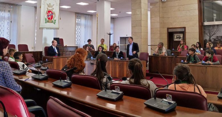 Frosinone Frosinone, delegazioni Erasmus in visita al Comune