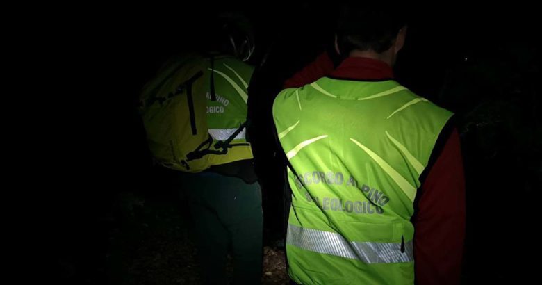 Escursionisti dispersi in montagna: ritrovati nella notte cnsas