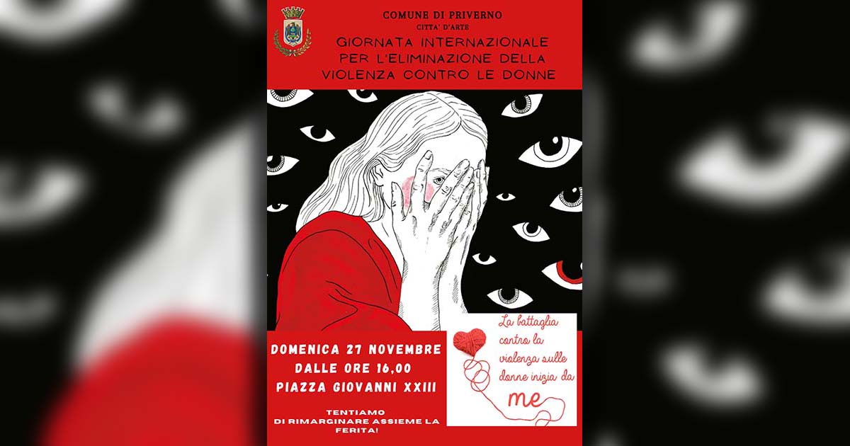 Priverno celebra la Giornata Internazionale per l’eliminazione della violenza contro le donne