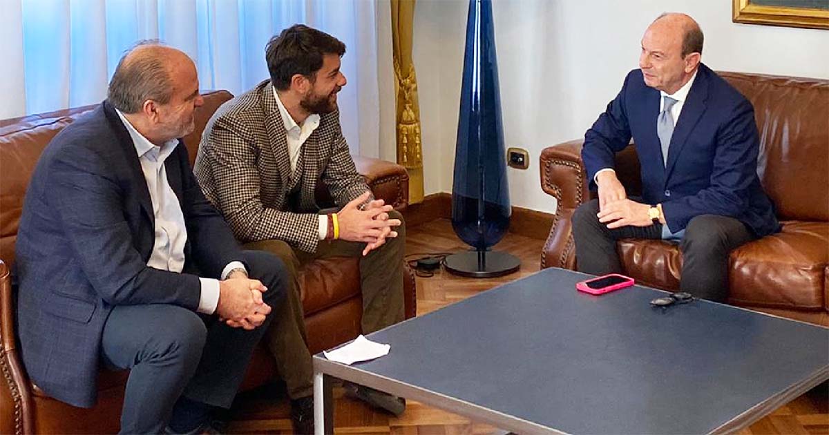 Luca Di Stefano Provincia: il nuovo Presidente Di Stefano incontra De Angelis, Mastrangeli e Ottaviani