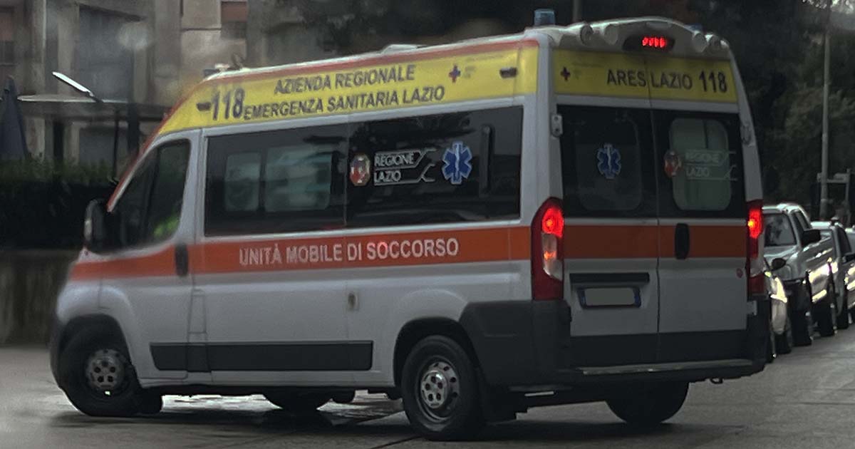 Veroli Incidente stradale: cordoglio e dolore per la giovane vittima AMBULANZA