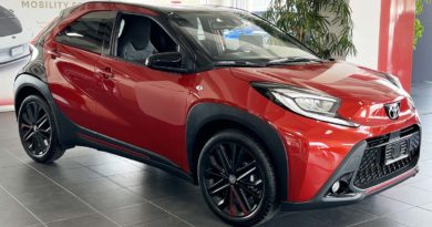 Toyota Toyota Aygo X: fino al 31 Gennaio 2023 tua da 119 € al mese Toyota Aygo X profilo laterale design linea