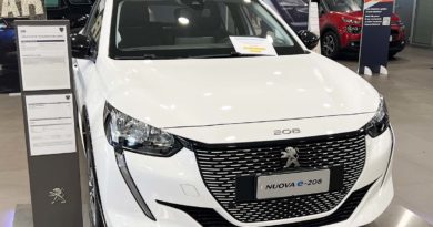 P Peugeot elettrica frontale fari cofano