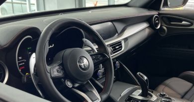 Alfa Romeo Stelvio Competizione: lo stile audace di un’emozione senza tempo Alfa Romeo Stelvio Competizione interno volante cruscotto