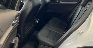 Alfa Romeo Stelvio Competizione: lo stile audace di un’emozione senza tempo Alfa Romeo Stelvio Competizione portiera posteriore