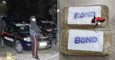 Panetti di hashish in macchina: due ventunenni ai domiciliari Carabineri Frosinone