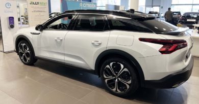 Citroen C X profilo laterale e posteriore