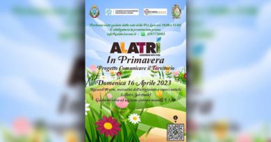 Domenica 16 Aprile 2023: ALATRI IN PRIMAVERA
